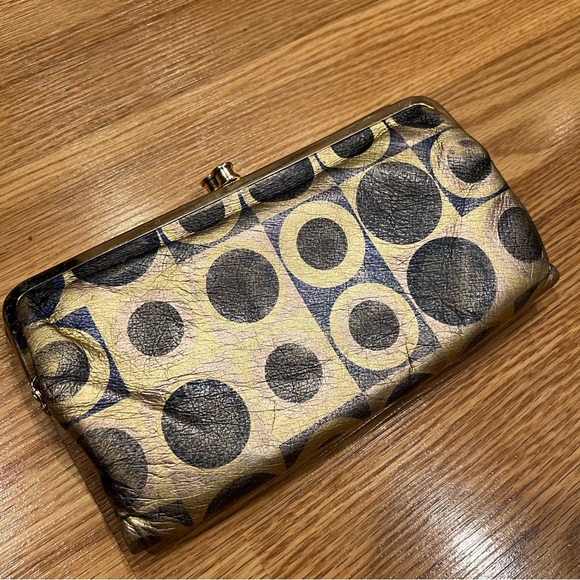 HOBO Handbags - HOBO the Original Geo Print Clutch Leather ‘Lauren’‎ Wallet